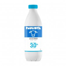 Leite Longa Vida Integral Paulista Garrafa 1 Litro