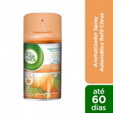 Odorizador de Ambiente Automático Citrus Freshmatic Bom Ar Frasco 250ml Refil