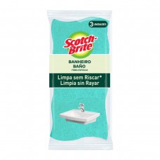 Esponja Limpa Banheiro Scotch Brite Com 2 Unidades