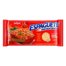 Espaguete Instantâneo 5 Minutos Nissin Pacote 500g Espaguete Instantâneo 5 Minutos Nissin Pacote 500g