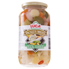 Pickles Misto Em Conserva Luca Vidro 500g