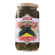 Pepino Cornichon Luca Vidro 200g
