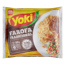 Yoki Farofa Mandioca Temperada 500g