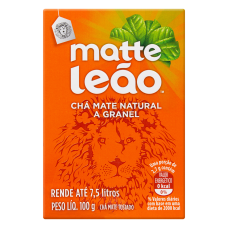 Chá Matte Natural LeÃo Caixa 100g