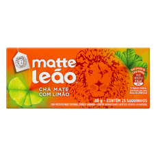 Chá Matte LeÃo Com Limão Caixa 40g Com 25 Saquinhos
