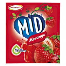Refresco Em Pó Mid De Morango 25g