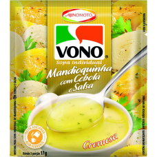 Sopa De Mandioquinha Com Cebola E Salsa Vono Pacote 17g Sopa De Mandioquinha Com Cebola E Salsa Vono Pacote 17g