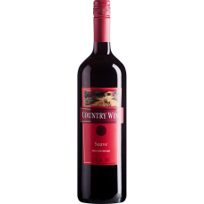 Vinho Brasileiro Tinto Suave Country Wine Garrafa 750ml Vinho Brasileiro Tinto Suave Country Wine Garrafa 750ml