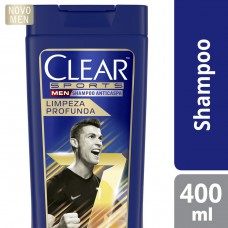 Shampoo Anticaspa Clear Men Limpeza Profunda 400ml
