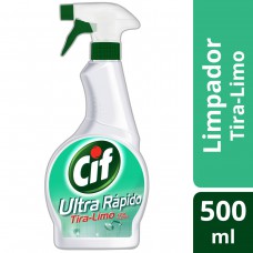 Limpador Cif Ultra Rápido Tira Limo Com Cloro Gatilho 500ml