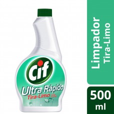 Refil Limpador Cif Ultra Rápido Tira Limo Com Cloro 500ml