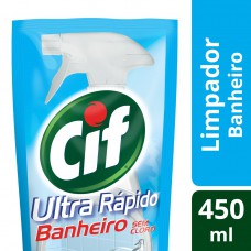Refil Limpador Cif Ultra Rápido Banheiro Sem Cloro 450ml