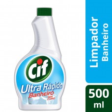 Limpador Para Banheiro Cif Utra Rápido Refil 450ml