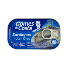 Sardinha Em Óleo Gomes Da Costa Lata 125g Sardinha Em Óleo Gomes Da Costa Lata 125g