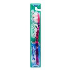 Escova Dental Sorriso Tripla 123 Macia 1un