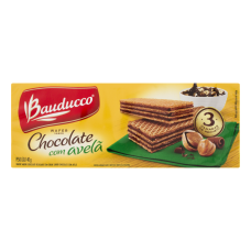 Biscoito Bauducco Wafer De Chocolate Com Avelã Pacote 140g Biscoito Bauducco Wafer De Chocolate Com Avelã Pacote 140g