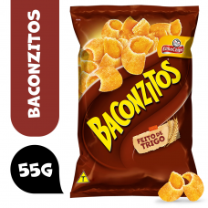 Salgadinho De Trigo Baconzitos Elma Chips 55g