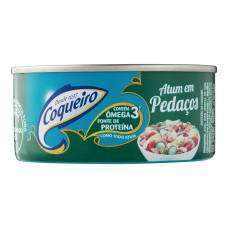 Atum Pedaços Óleo Coqueiro Lata 170g Atum Pedaços Óleo Coqueiro Lata 170g