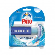 Desodorizador De Sanitário Pato Gel Adesivo 5 Em 1 Marine 38g