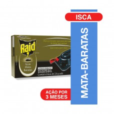 Inseticida Isca Raid Para Baratas Casinhas Com 6 Unidades De 2,6g Cada