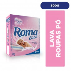 Sabão Em Pó Roma Coco Caixa 500g Sabão Em Pó Roma Coco Caixa 500g