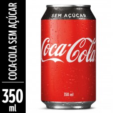 Coca-cola Sem Açúcar Lata 350ml Coca-cola Sem Açúcar Lata 350ml