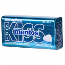 Pastilhas Sabor Menta Mentos Kiss Mint 35g Com 50 Unidades Pastilhas Sabor Menta Mentos Kiss Mint 35g Com 50 Unidades