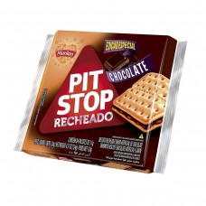 Biscoito Marilan Pit Stop Recheado Sabor Chocolate Pacote 124g