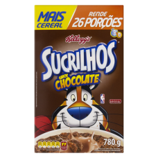 Cereal Matinal Sucrilhos Sabor Chocolate Kellogg's Caixa 780g Cereal Matinal Sucrilhos Sabor Chocolate Kellogg's Caixa 780g