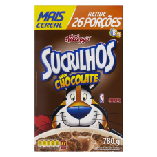 Cereal Matinal Sucrilhos Sabor Chocolate Kellogg's Caixa 780g