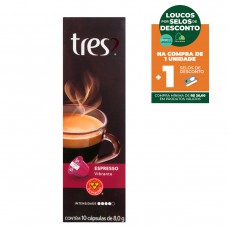 Cápsulas De Café 3 CoraÇÕes Expresso Vibrante Caixa Com 10 Unidades De 8g Cada Cápsulas De Café 3 CoraÇÕes Expresso Vibrante Caixa Com 10 Unidades De 8g Cada