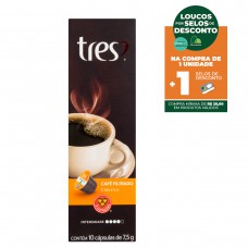 Cápsulas De Café 3 CoraÇÕes Filtrado Clássico 75g Contém 10 Unidades De 7,5g Cápsulas De Café 3 CoraÇÕes Filtrado Clássico 75g Contém 10 Unidades De 7,5g