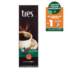 Cápsulas De Café 3 CoraÇÕes Filtrado Gourmet Caixa Com 10 Unidades De 7,5g Cada Cápsulas De Café 3 CoraÇÕes Filtrado Gourmet Caixa Com 10 Unidades De 7,5g Cada