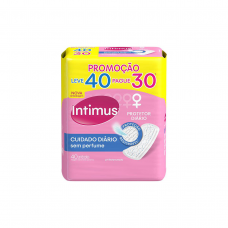 Protetor Diário Intimus Days Sem Perfume Leve 40 Pague 35 Unidades