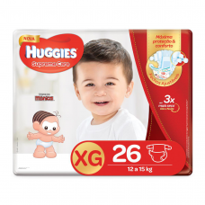 Fralda Huggies Supreme Care Xg - 26 Fraldas
