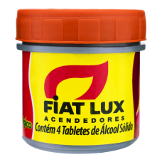 Acendedores De Álcool Sólido Fiat Lux Com 4 Tabletes