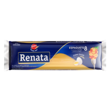 Macarrão Com Ovos Espaguete Nº 8 Renata 500g Macarrão Com Ovos Espaguete Nº 8 Renata 500g