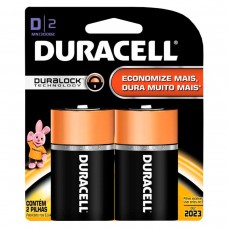 Pilha Duracell Alcalina Grande Com 2 Unidades Pilha Duracell Alcalina Grande Com 2 Unidades