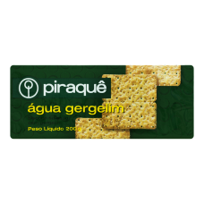 Biscoito Água Com Gergelim PiraquÊ 200g