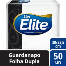 Guardanapo De Papel Lips Elite 33,5x33 Com 50 Unidades