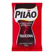 Café Pilão Torrado E Moído Tradicional Almofada 250g Café Pilão Torrado E Moído Tradicional Almofada 250g