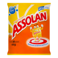 Lã De Aço Assolan Pacote 60g Com 8 Unidades