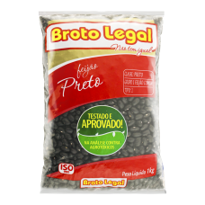 Feijão Preto Broto Legal Pacote 1kg