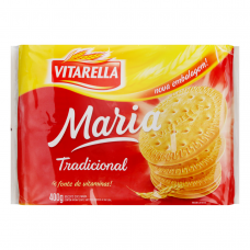Biscoito Maria Tradicional Vitarella Pacote 400g