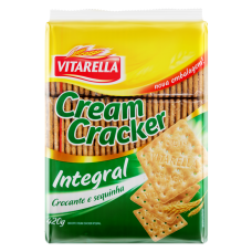 Biscoito Vitarella Cream Craker Integral Pacote 400g