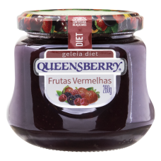 Geleia De Frutas Vermelhas Diet Queensberry Vidro 280g Geleia De Frutas Vermelhas Diet Queensberry Vidro 280g