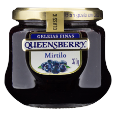 Geleia Clássico Mirtilo Queensberry Vidro 320g Geleia Clássico Mirtilo Queensberry Vidro 320g