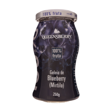 Geleia De Blueberry 100% Fruit Queensberry Vidro 250g Geleia De Blueberry 100% Fruit Queensberry Vidro 250g