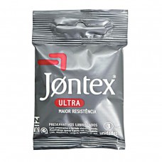 Preservativo Ultra Resistente Jontex Com 3 Unidades