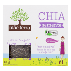 Semente De Chia MÃe Terra Caixa 100g Semente De Chia MÃe Terra Caixa 100g